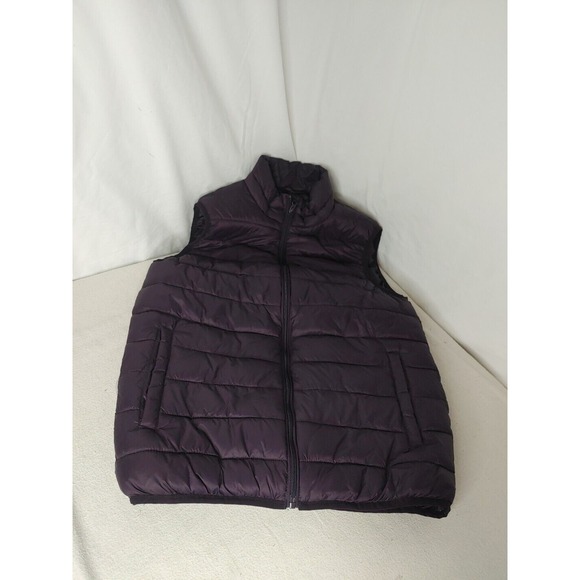 Purple Puffer‎ Vest Womens Small Lightweight Packable Hiking Warm Pockets. - Picture 10 of 13